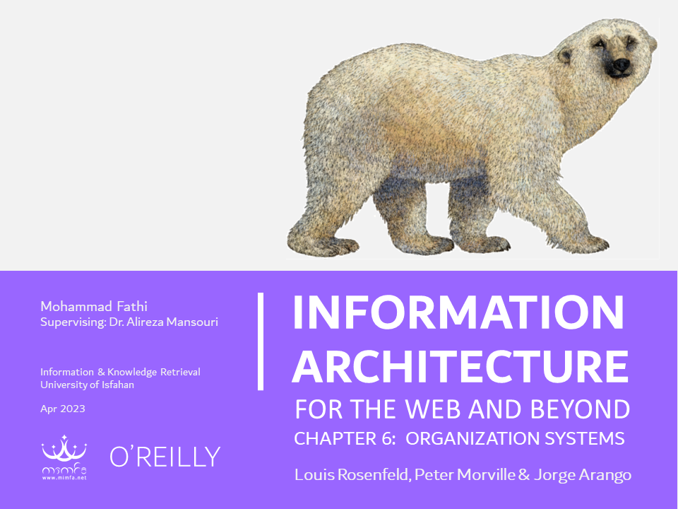 Information Architecture on Websites